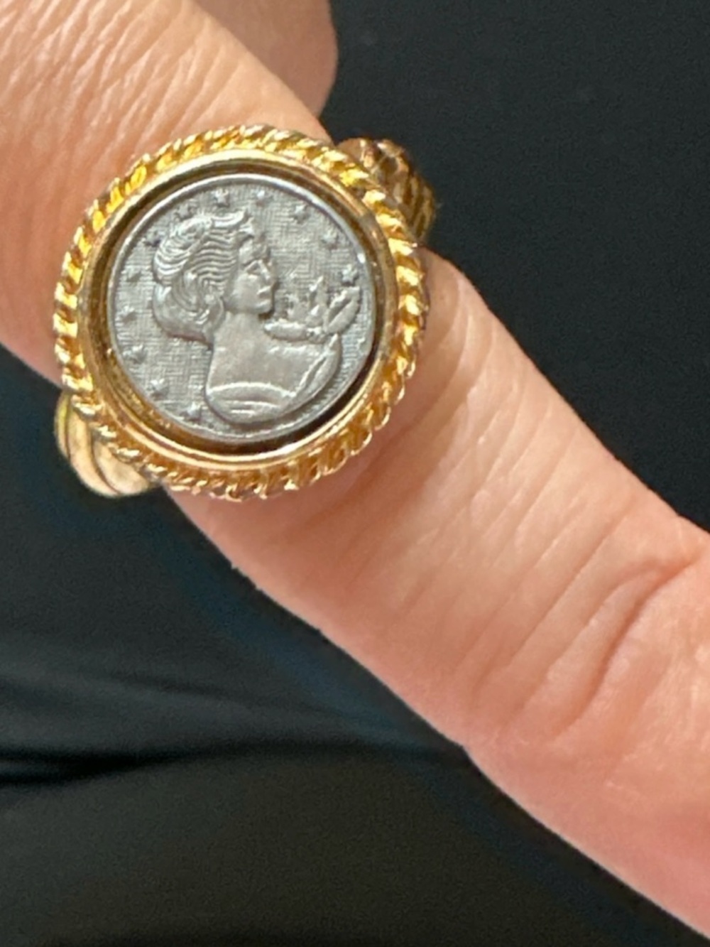 Vintage Coin ring